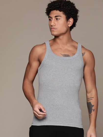 Roadster Pack of 2
                        Men Solid Innerwear Vests