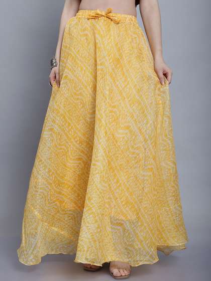 SOUNDARYA Flared Maxi Skirts