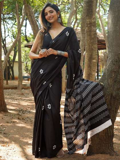 TEEJH Floral Printed
                        Saree