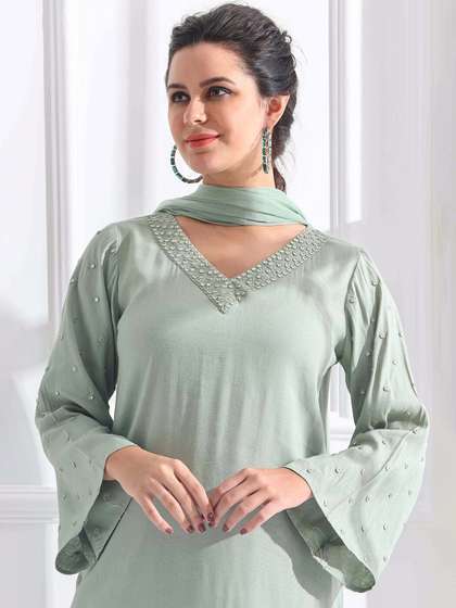 Anouk Women Kurta with Trousers Set