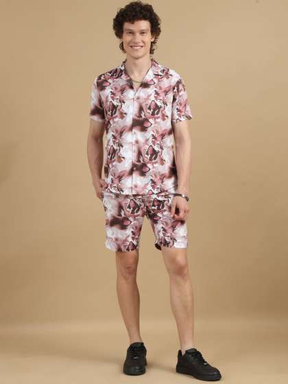 Bushirt Men Printed
                        Night suit