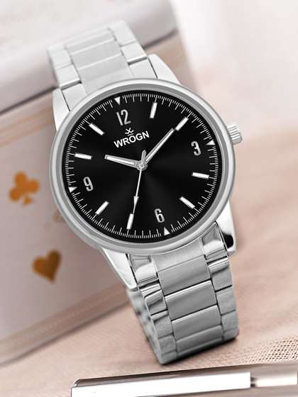 WROGN Men Dial &
                    Bracelet Style Straps Analogue Watch HOBWRG0478