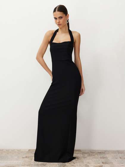 Trendyol Women
                        Halter Neck Maxi Dress