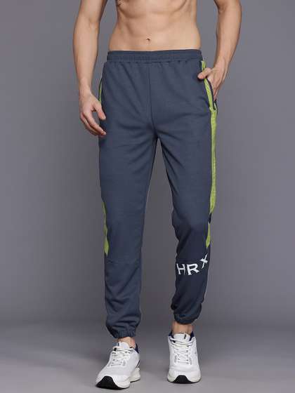 HRX by Hrithik Roshan Men Side Stripes Rapid-Dry Training Joggers