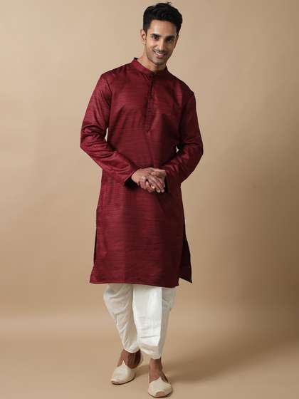FILORI Self Textured Long Kurta