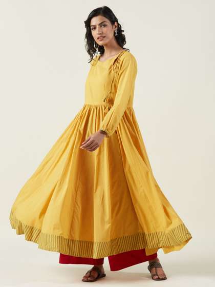 Fabindia Women Flared Palazzos