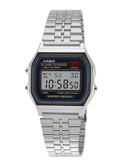 CASIO Vintage
                      A159W-N1DF Black Digital Dial Silver Stainless
                      Steel Band D339