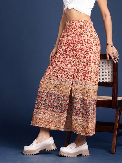 Taavi Pure Cotton Kalamkari Skirt