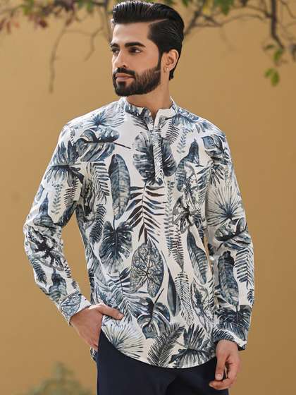 SANSKRUTIHOMES Printed Cotton Short Kurta