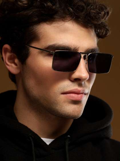 Voyage Unisex
                      Rectangle Sunglasses with UV Protected
                      Lens-2057MG3573Z