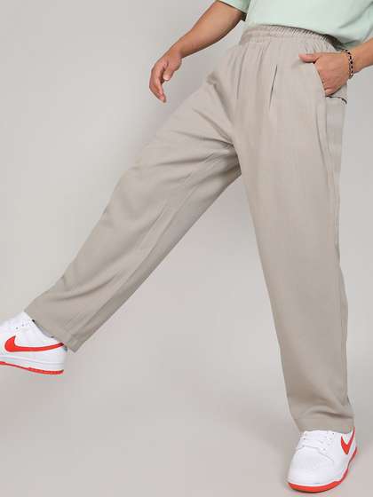 Campus Sutra Men
                          Comfort Mid-Rise Easy Wash Formal Trousers
