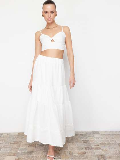 Trendyol Flared Maxi Skirts