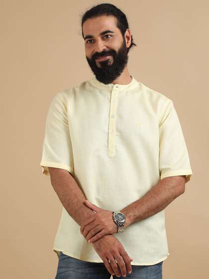 FILORI Cotton Half Sleeves Kurta