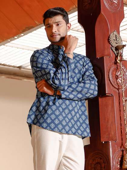 FILORI Printed Cotton Short Kurta