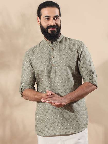 FILORI Ethnic Motifs Short Kurta