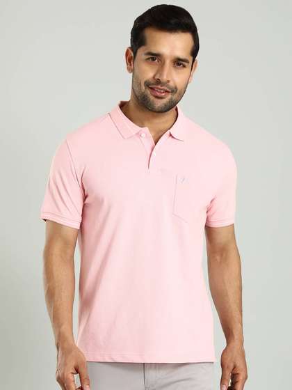 Indian Terrain Men
                        Solid Polo Collar Pockets T-shirt
