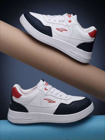 ASIAN Boys
                        Colourblocked Round Toe Memory Foam Sneakers
