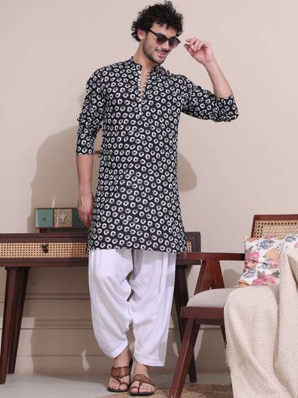 MIDAV Printed Cotton Straight Kurta