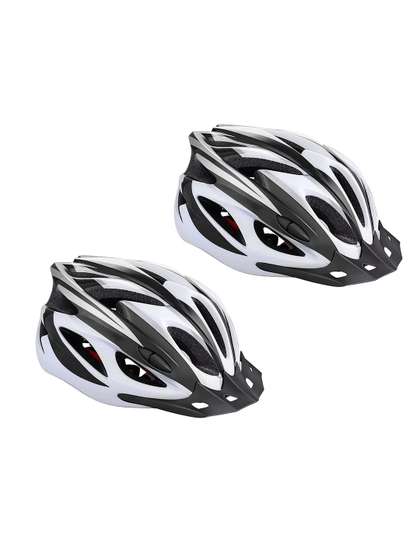 STRAUSS Set Of 2
                      Printed Lightweight Detachable Visor Open Face
                      Helmet