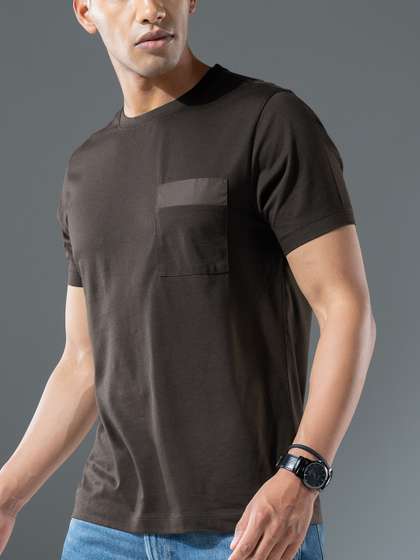 DAMENSCH Round Neck
                        Breeze Elemental Pocket T-Shirt