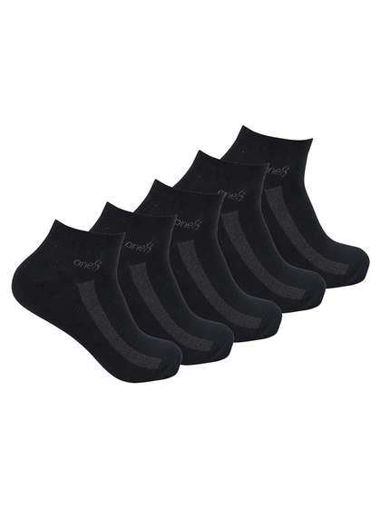 One8 Men Pack Of 5
                      Antimicrobial Ankle Length Socks