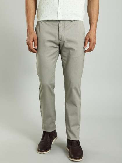 Indian Terrain Men
                          Brooklyn Slim Fit Cotton Regular Trousers