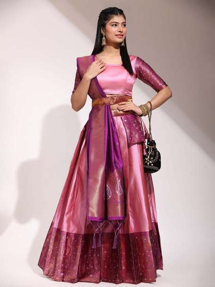 Fabcartz Zari Lehenga Choli