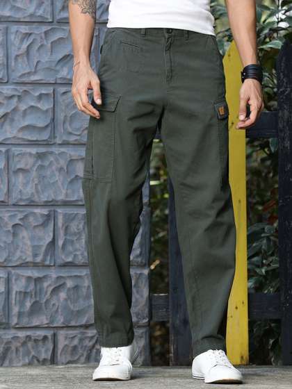Thomas Scott Men
                        Straight Fit Pure Cotton Cargos