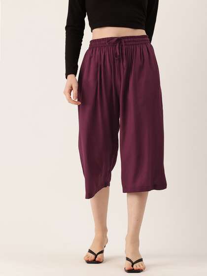 FERANOID Women Cropped Palazzos