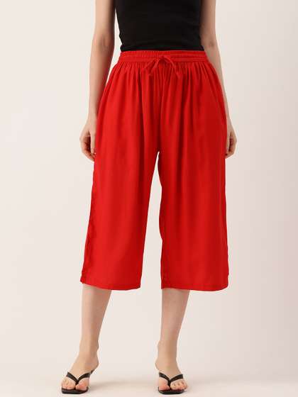 FERANOID Women Cropped Palazzos