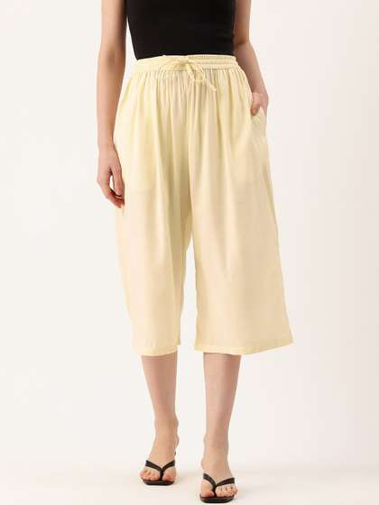 FERANOID Women Cropped Palazzos