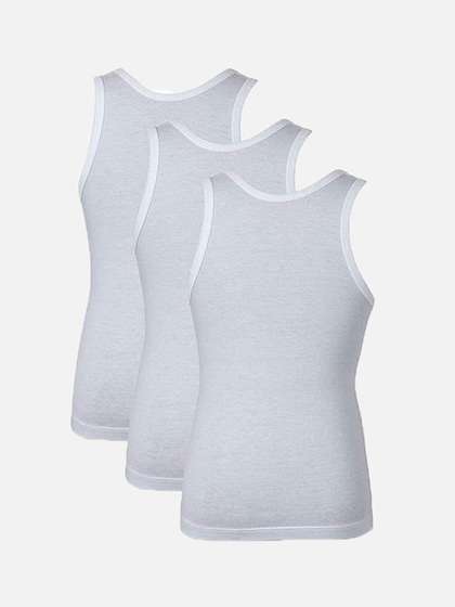 Bodycare Kids Boys Pack
                    Of 3 Cotton Basic Vests KIA150-PK012