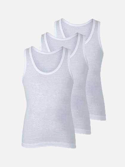 Bodycare Kids Boys Pack
                    Of 3 Cotton Innerwear Vests KIA150-PK016