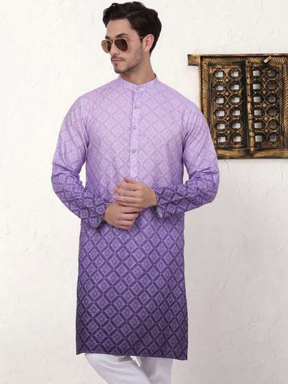 Jompers Ombre Printed Cotton Kurta