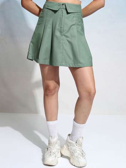 Tokyo Talkies A-line Mini Skirts