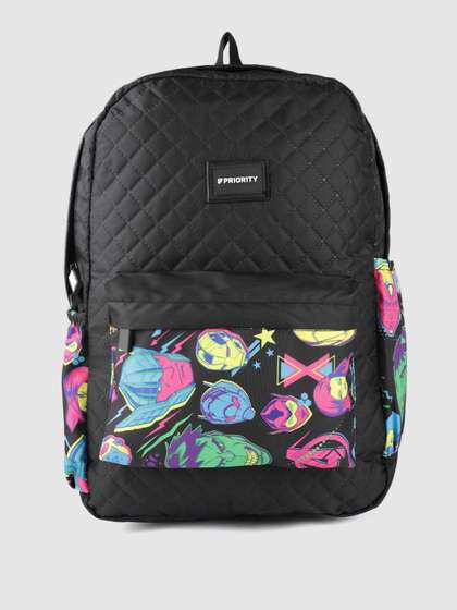 Priority Boys Marvel
                    Printed College Backpack With Applique Detail