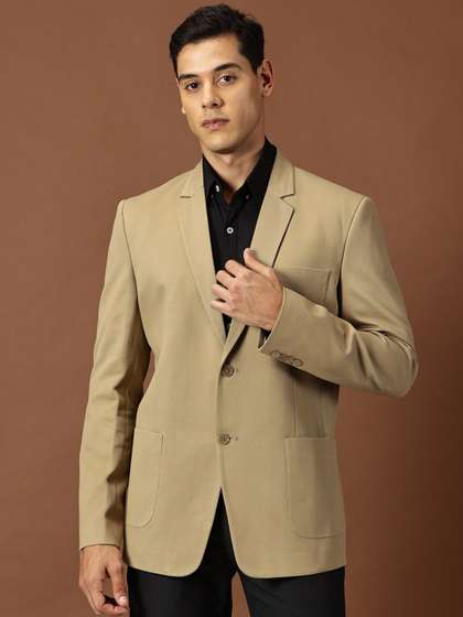 INVICTUS Men
                        Slim-Fit Single-Breasted Formal Blazer