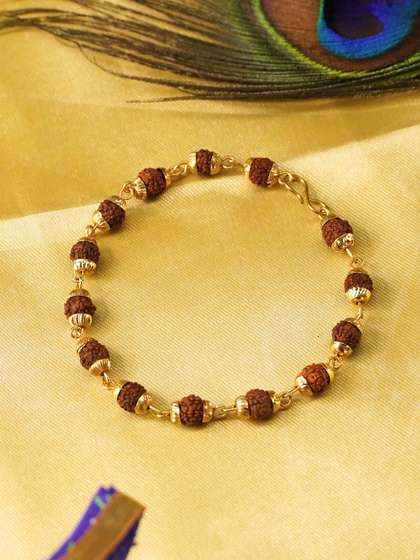 Japam Gold Plated
                      Rudraksha Bracelet