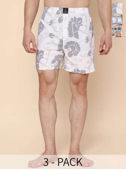 URBAN SCOTTISH Pack
                        Of 3 Printed Ultra-Lightweight Boxers