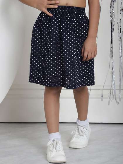 MINI & MING Polka Dot Pleated Skirts