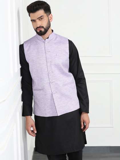 TAHVO Woven Nehru Jacket