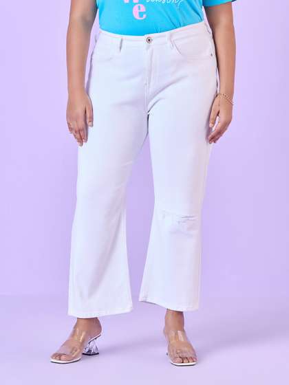 Big Hello - The Plus
                        Life Women Wide Leg Jeans