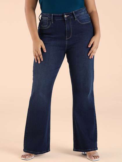 Big Hello - The Plus
                        Life Women Bootcut Low Distress Light Fade
                        Jeans