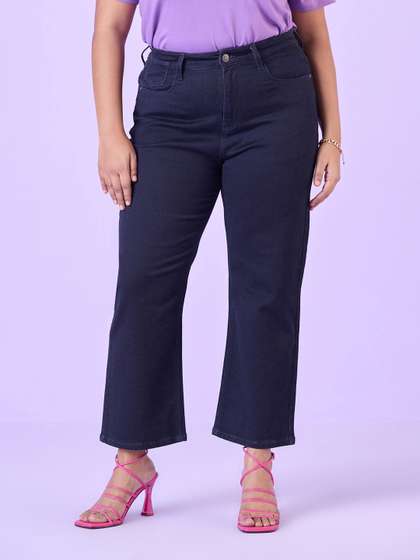 Big Hello - The
                          Plus Life Women Wide Leg Jeans