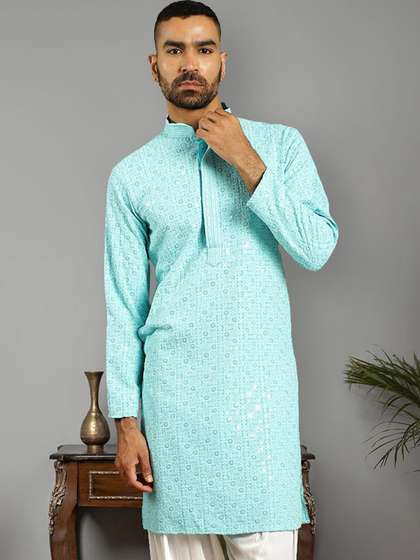 Jompers Men Solid Kurta