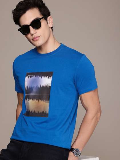 French Connection Printed Pure Cotton T-shirt