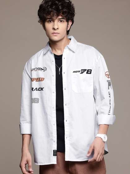 The Roadster Lifestyle Co. Relaxed Fit Printed Shirt