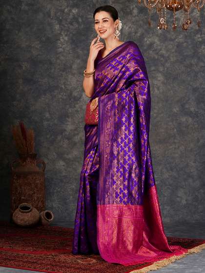 KALINI Woven Design Banarasi Saree