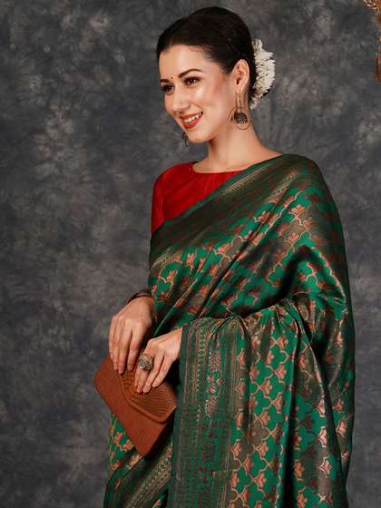 KALINI Woven Design Banarasi Saree