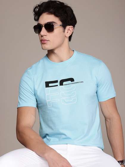 French Connection Brand Logo Printed Pure Cotton T-shirt